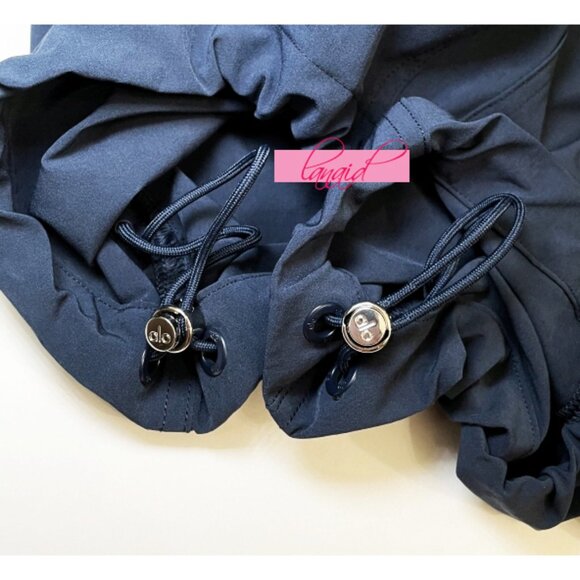 Alo Megastar Cargo Pants High OR Low Rise Navy Wide Leg Outdoor Hiking Utility L - Picture 11 of 13